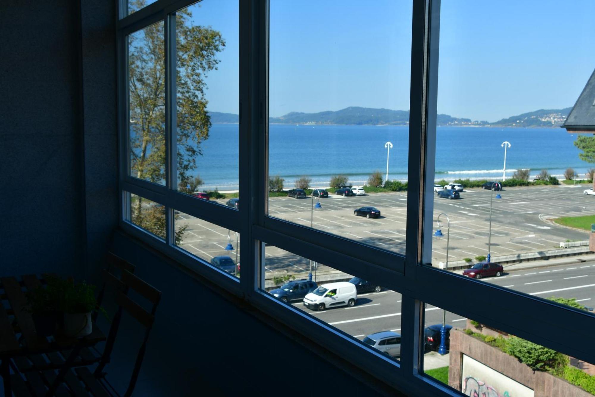 Primera Linea De Playa Samil Costa Con Garaje Incluido Vigo Eksteriør bilde